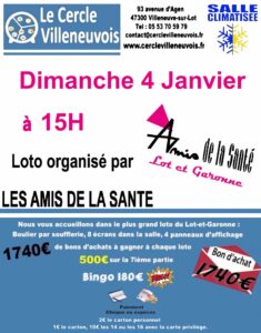 Nous avons organisé une après-midi festive au cercle villeneuvois